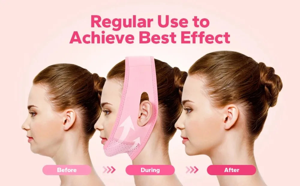 Breathable Face Slimming Bandage Women Chin Cheek Lift Up Belt V Line Face Shaper Facial Massage Strap Skin Care Beauty Tools