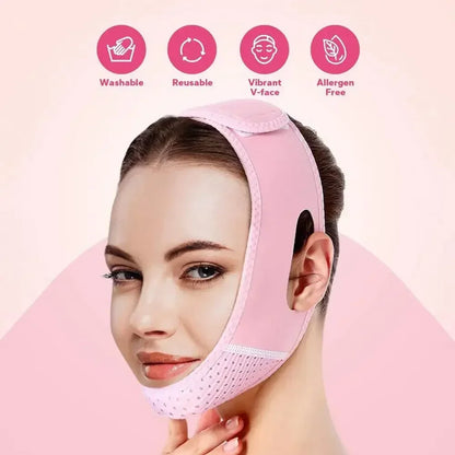 Breathable Face Slimming Bandage Women Chin Cheek Lift Up Belt V Line Face Shaper Facial Massage Strap Skin Care Beauty Tools