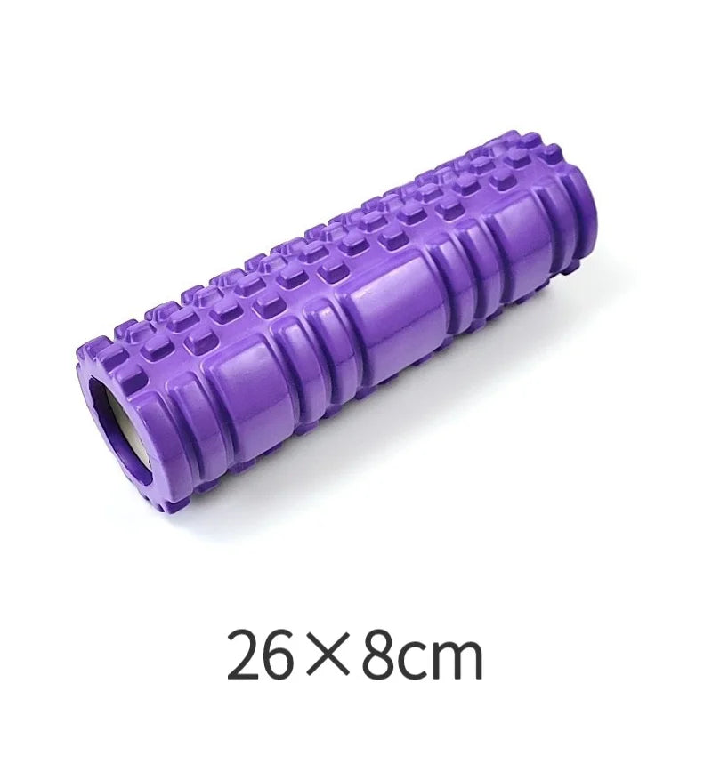 1pc Foam Massage Roller, Hollow Yoga Column Fitness Equipment for Muscle Massage, Physiotherapy and Sports Rehabilitation, Rolle